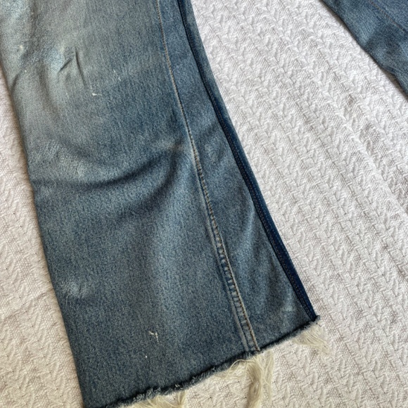 Levi’s ReDone high waist patchwork jeans 24 - Picture 3 of 9
